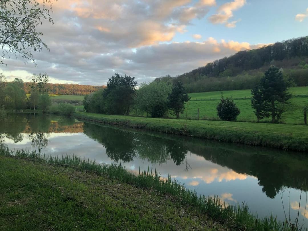 Gîte tout confort pour des vacances de rêve au cœur de la nature avec étang privé pour la pêche 