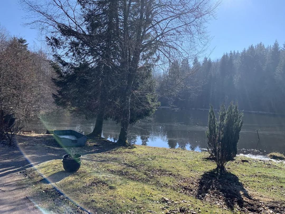 Chalet avec étangs privés et vue exceptionnelle 