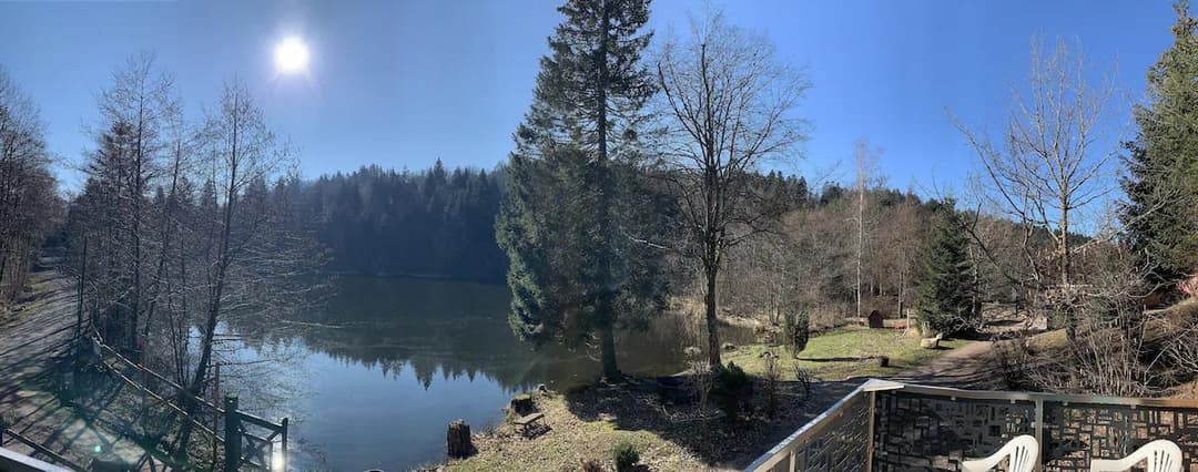 Chalet avec étangs privés et vue exceptionnelle 