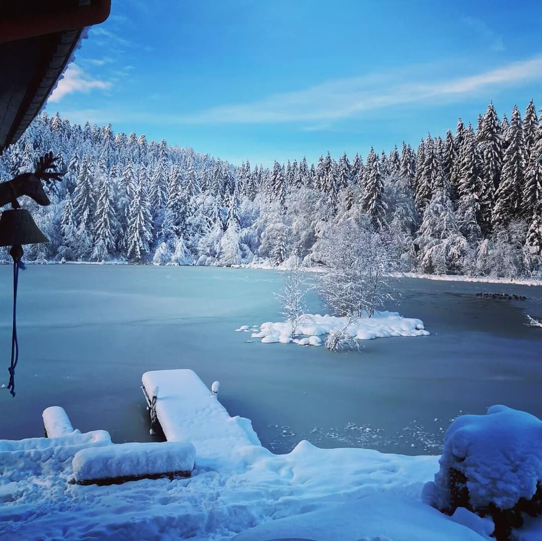 Chalet avec étangs privés et vue exceptionnelle 