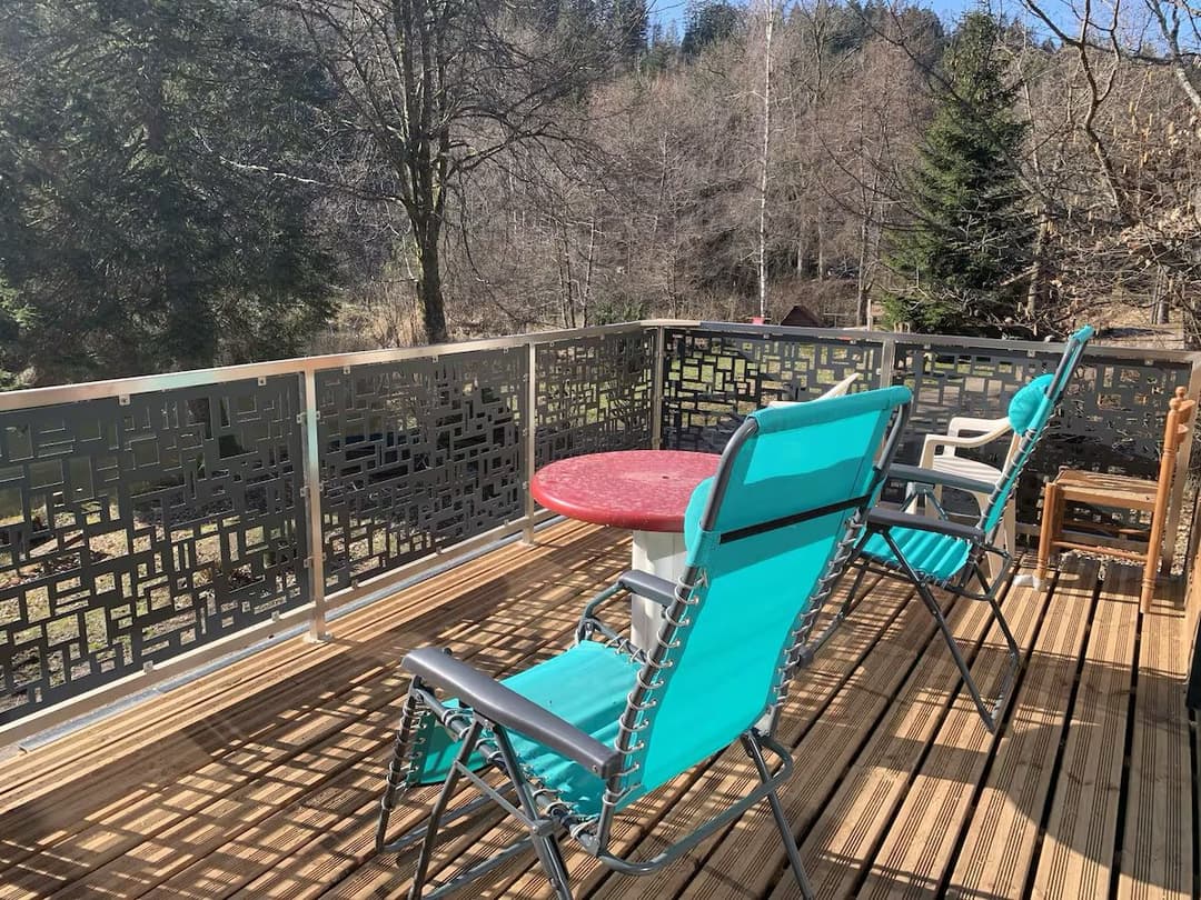 Chalet avec étangs privés et vue exceptionnelle 