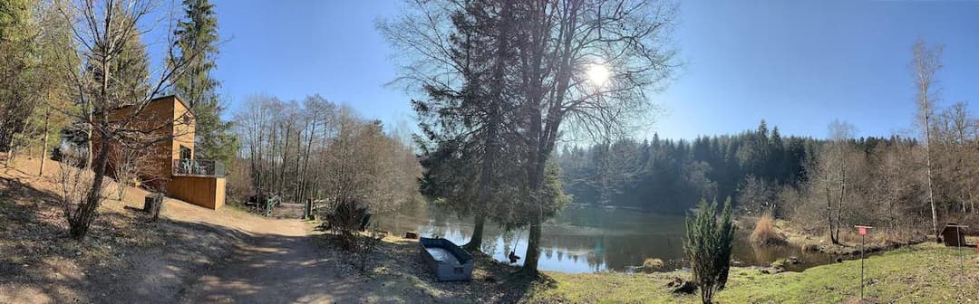 Chalet avec étangs privés et vue exceptionnelle 