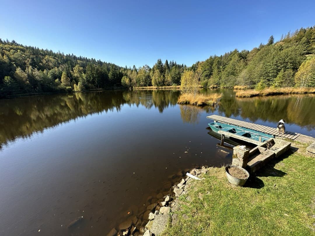 Chalet avec étangs privés et vue exceptionnelle 