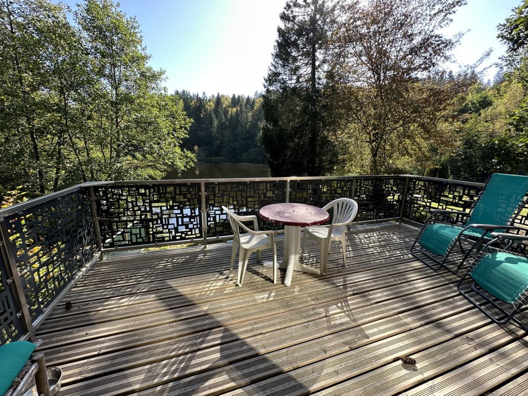 Chalet avec étangs privés et vue exceptionnelle 