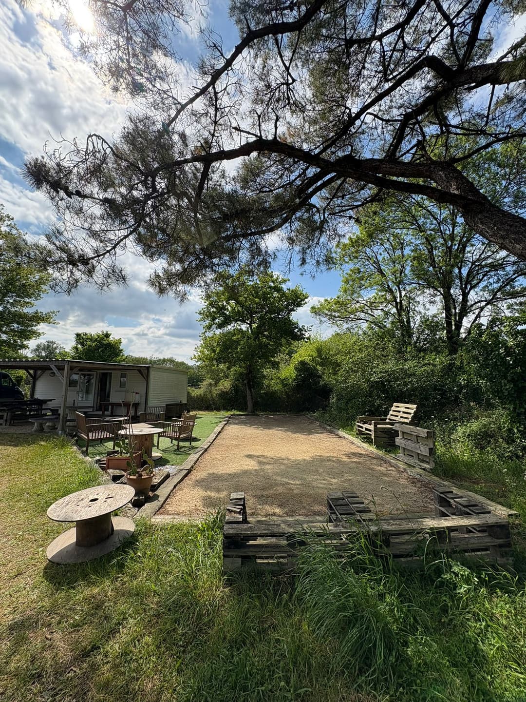 Location étang avec son mobil home en Vendée