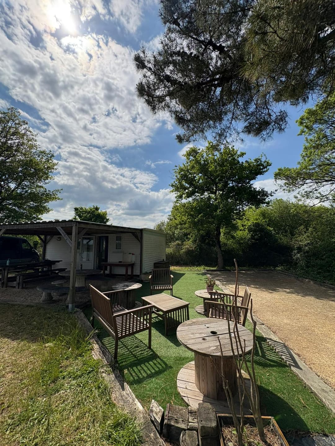 Location étang avec son mobil home en Vendée