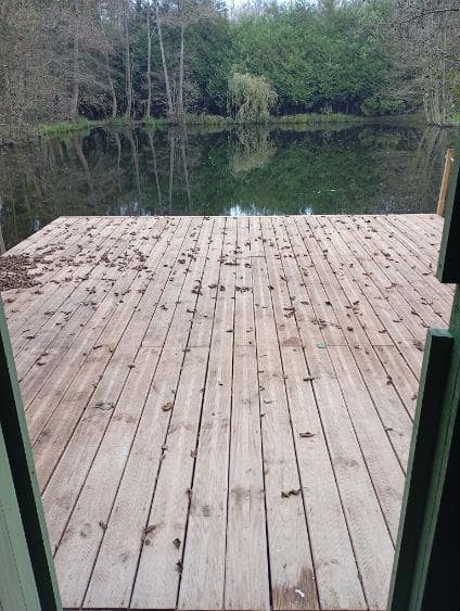 Location etang avec maison de 30 m2 