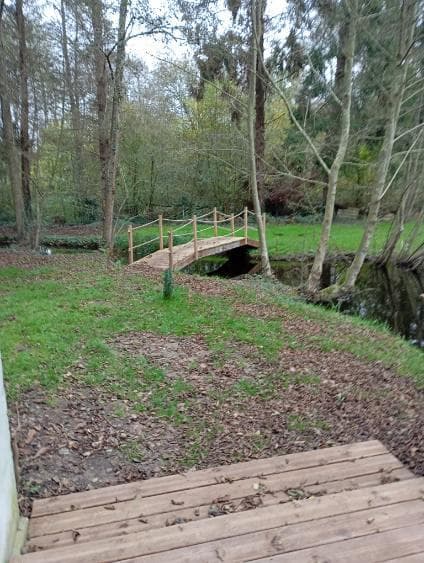 Location etang avec maison de 30 m2 