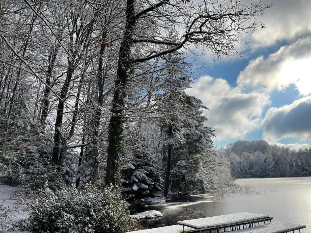 Gite tout confort avec lac privé de 7ha et sauna 