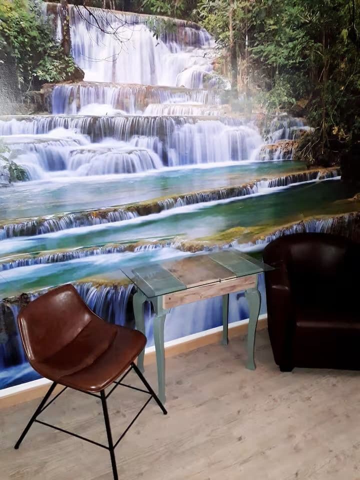 Le Crusoé :  chambre d’hôte avec cuisine tout confort au bord d’un étang de 1ha 