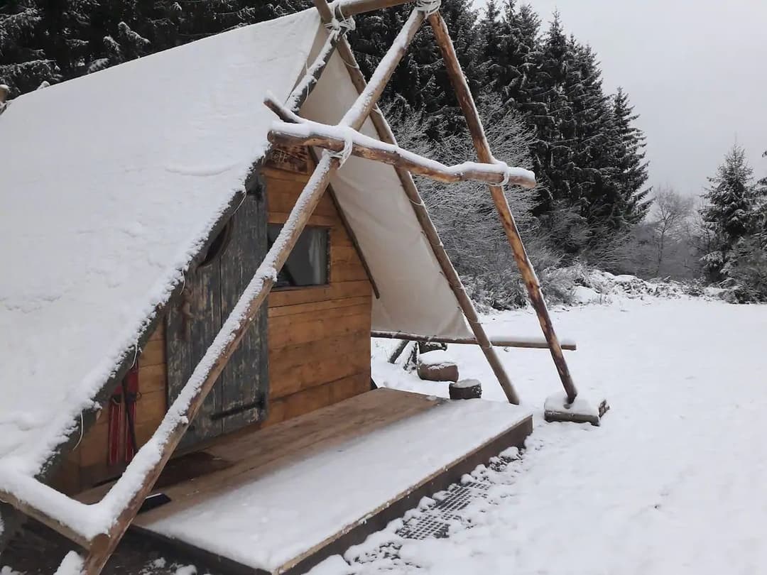 Cabane de Davy Crockett pour vivre une aventure unique 