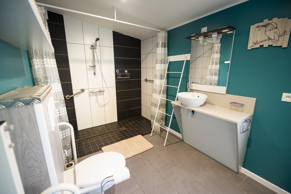 Maison rénovée en bord d’un étang dans un domaine insolite 