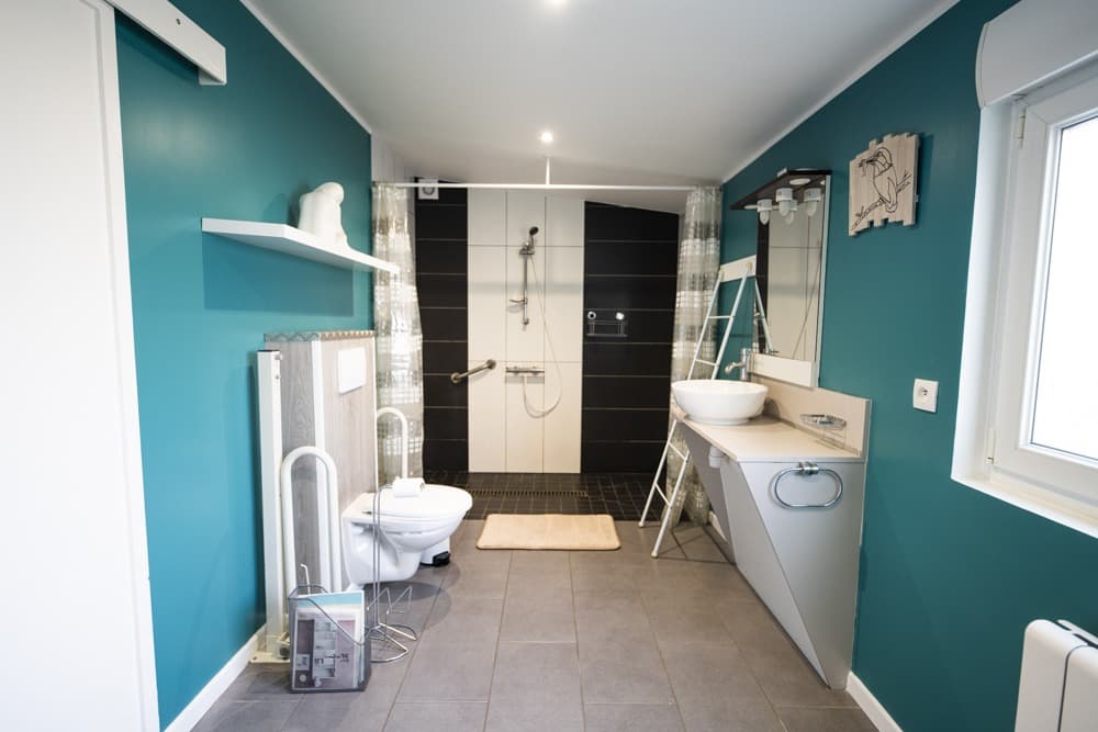 Maison rénovée en bord d’un étang dans un domaine insolite 