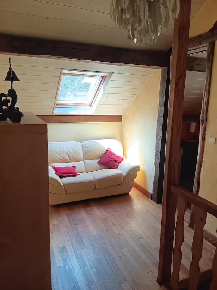 Chalet au cœur du parc régional des Vosges avec étang 