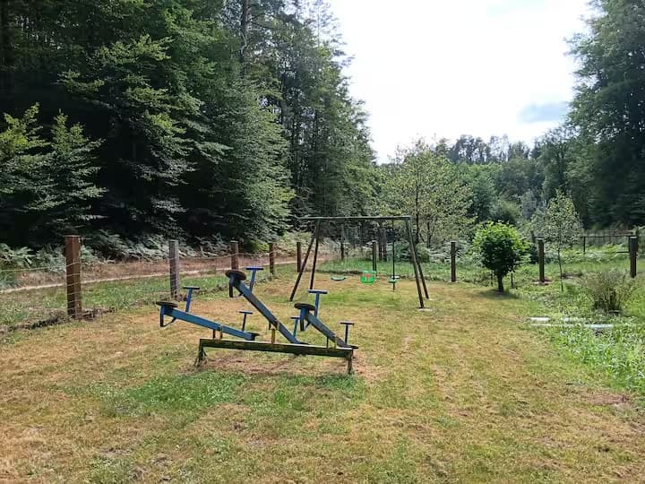 Chalet au cœur du parc régional des Vosges avec étang 