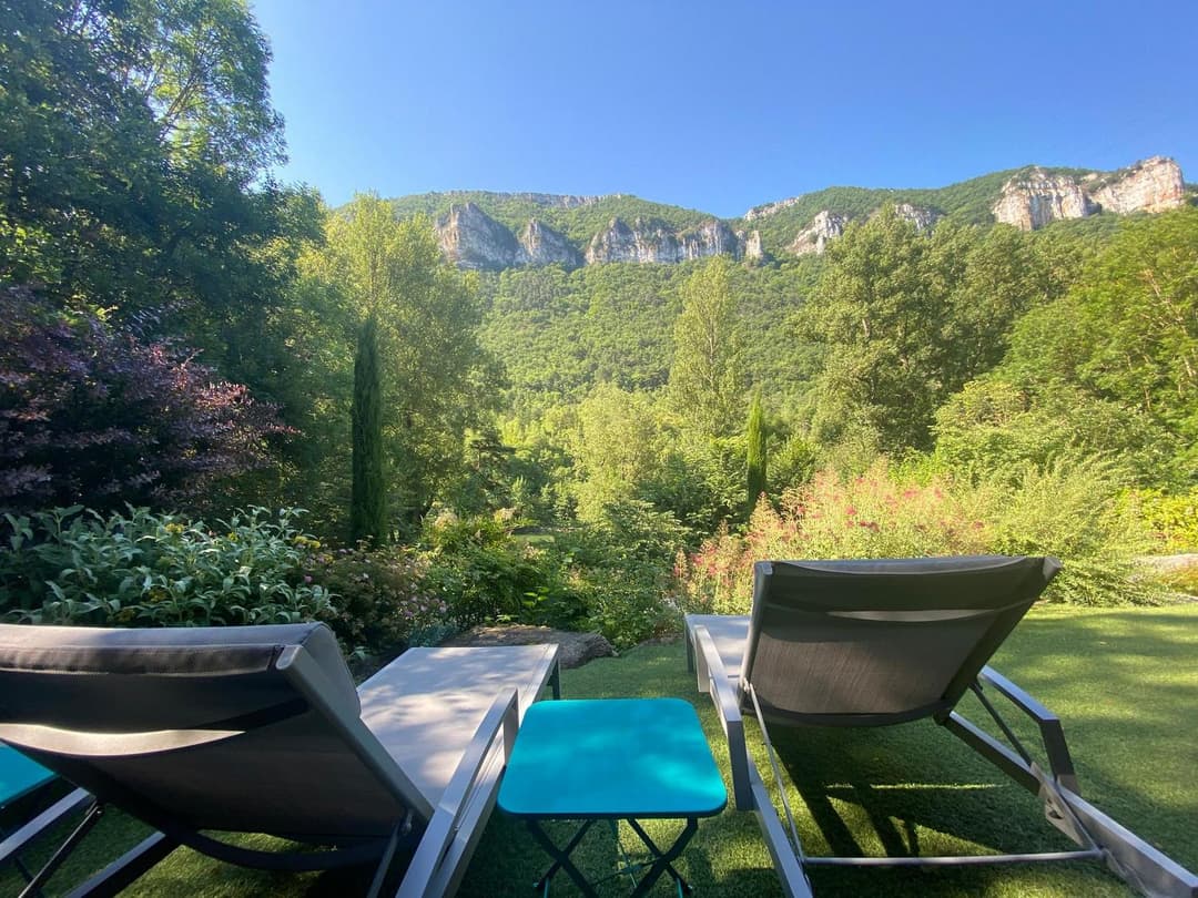 Villa d’architecte avec plage privée au cœur des Gorges du Tarn 