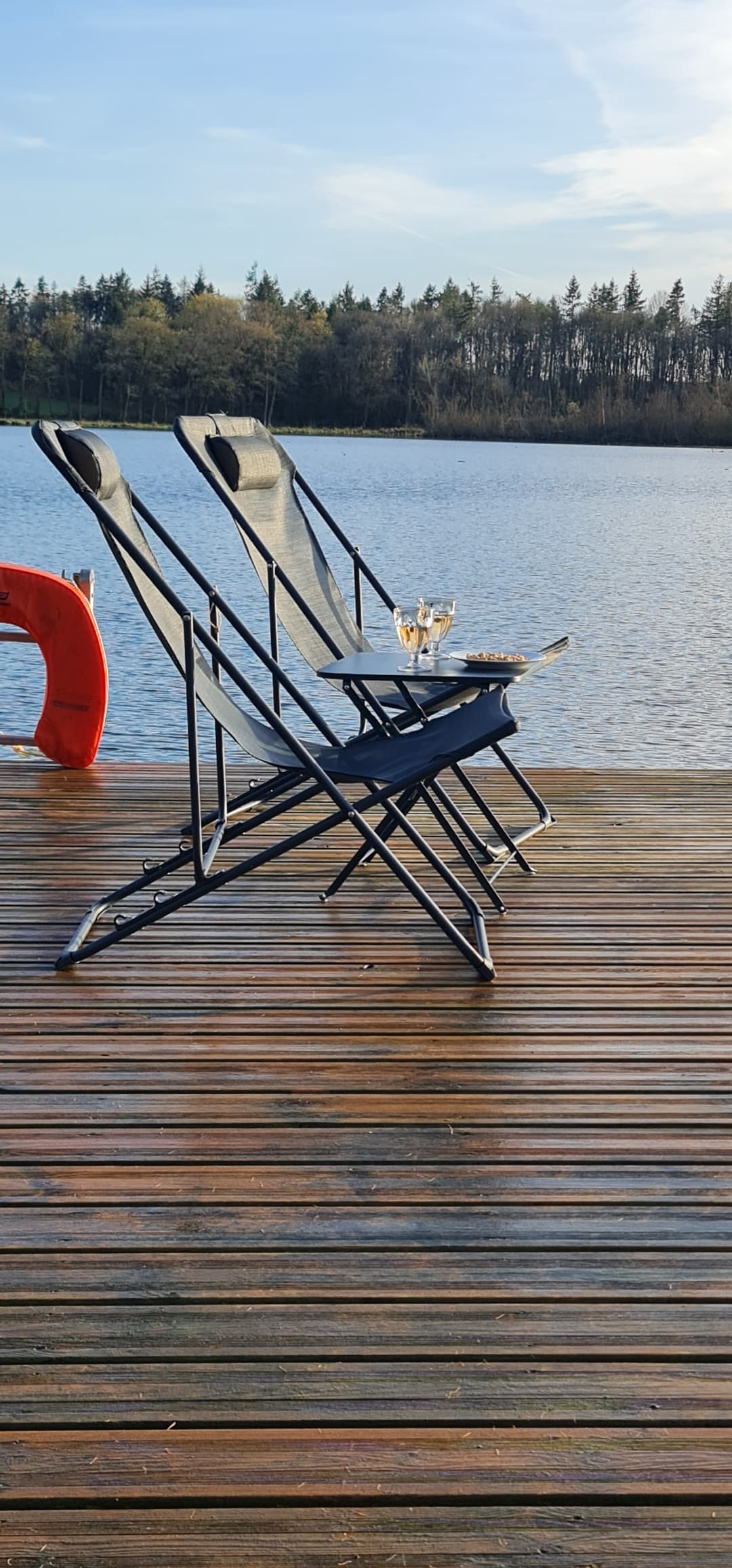 Etang de 21ha avec une cabane flottante