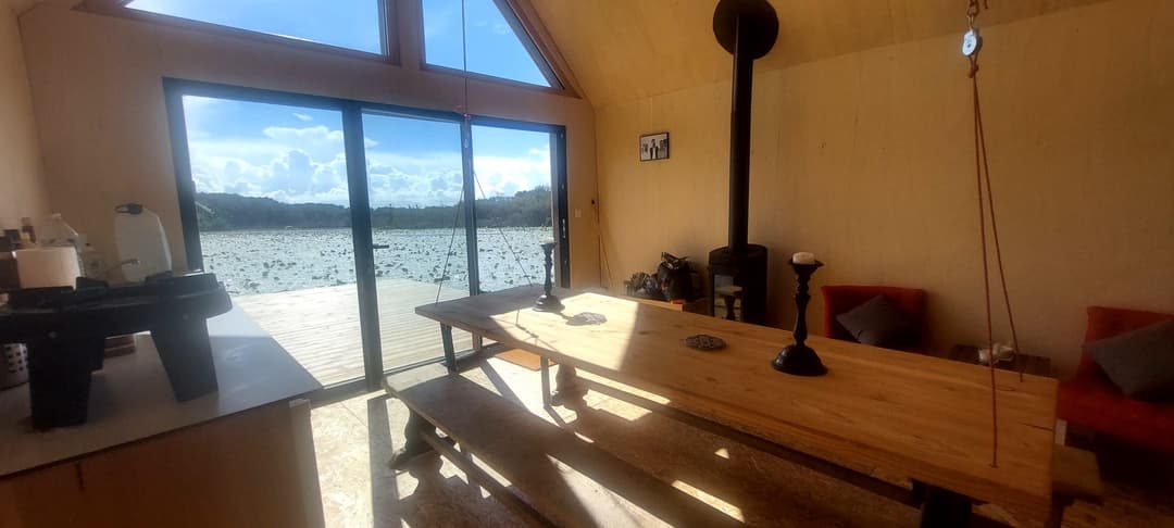 Etang de 21ha avec une cabane flottante 