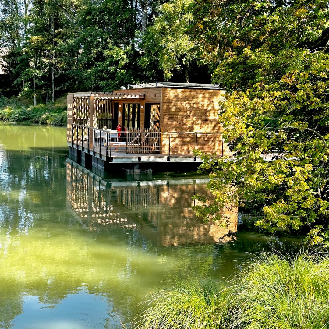Ecolodge flottant au cœur de la Champagne 