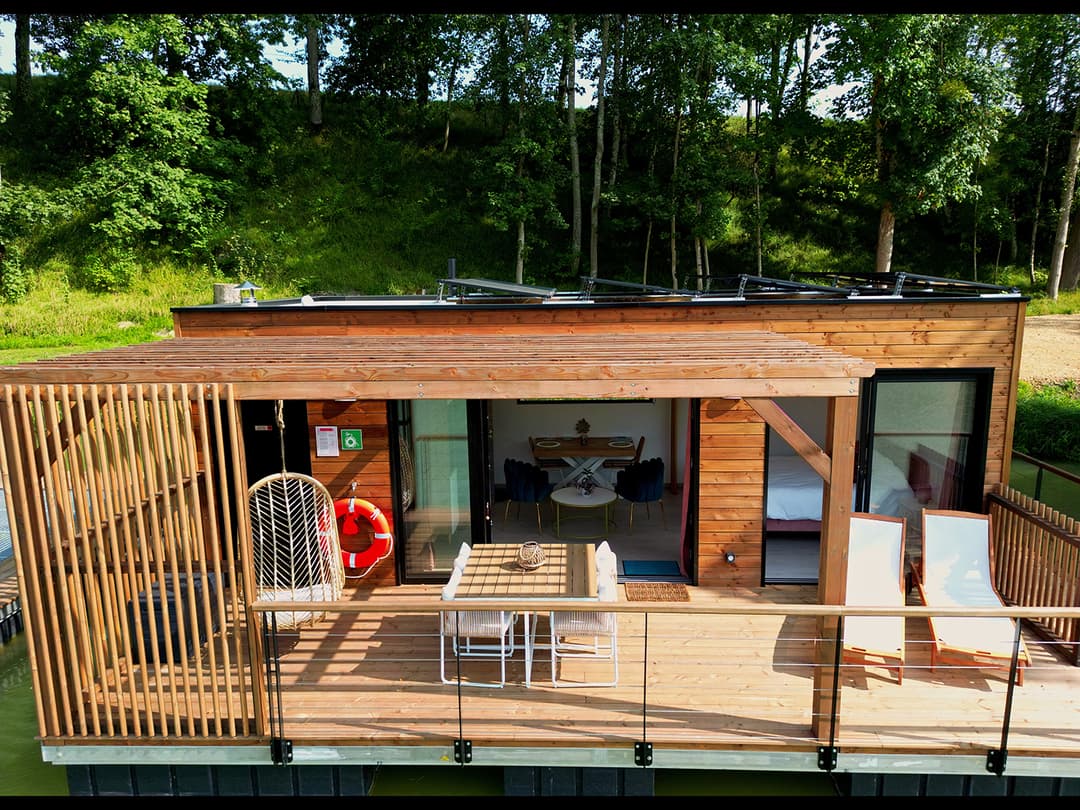 Ecolodge flottant au cœur de la Champagne 