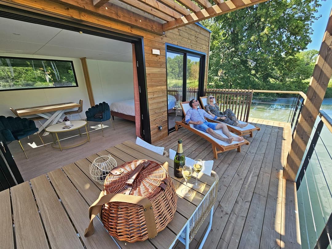 Ecolodge flottant au cœur de la Champagne 
