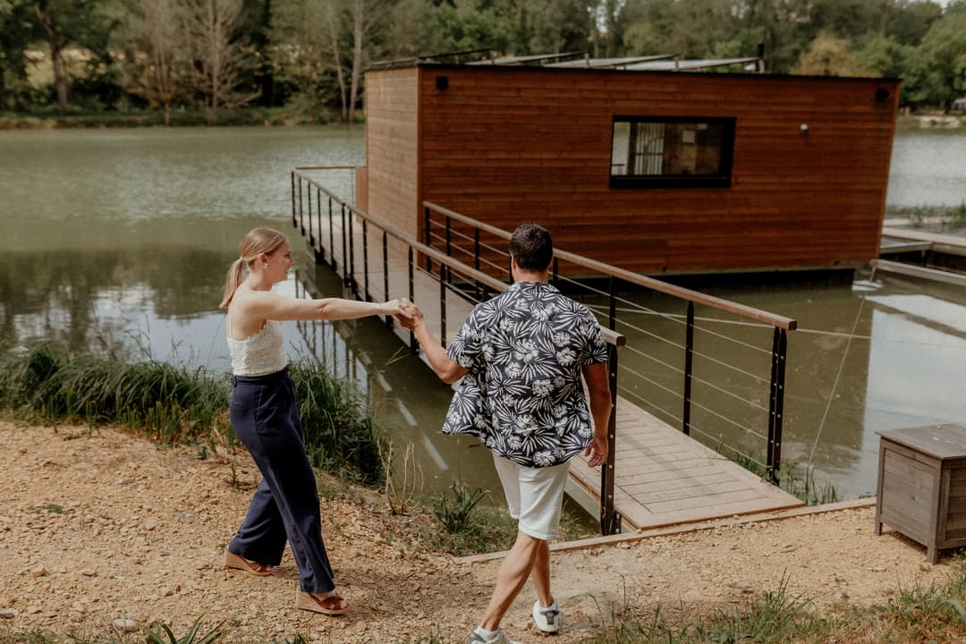 Ecolodge flottant au cœur de la Champagne
