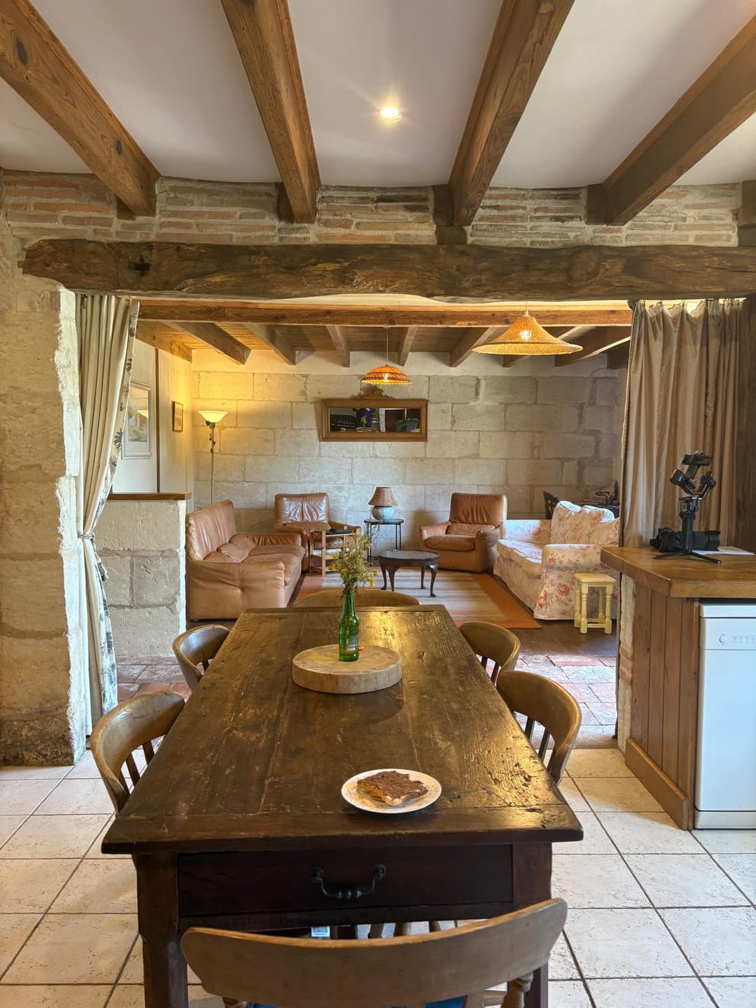 Maison de campagne devant  3 étangs -  Porcherat