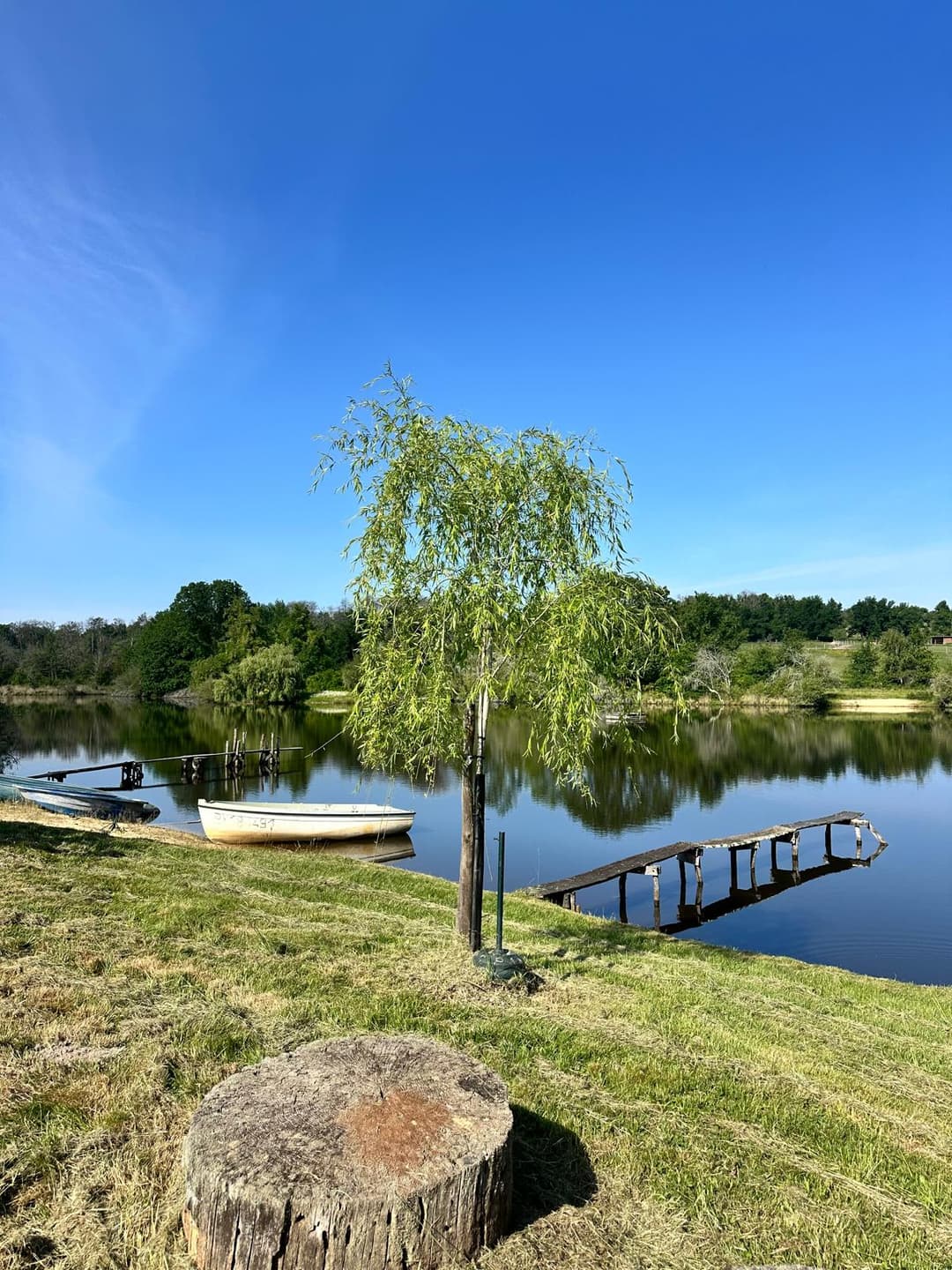 Maison de campagne devant  3 étangs -  Porcherat