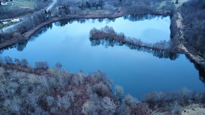 Gravière de 8ha, très poissonneuse et facile d'accès proche de Lure 