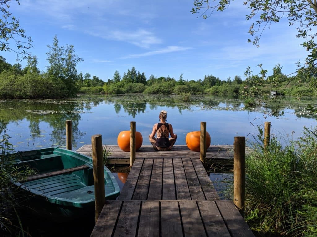 Ponton cosy au coeur de la nature. Ressourçant et dépaysant. 