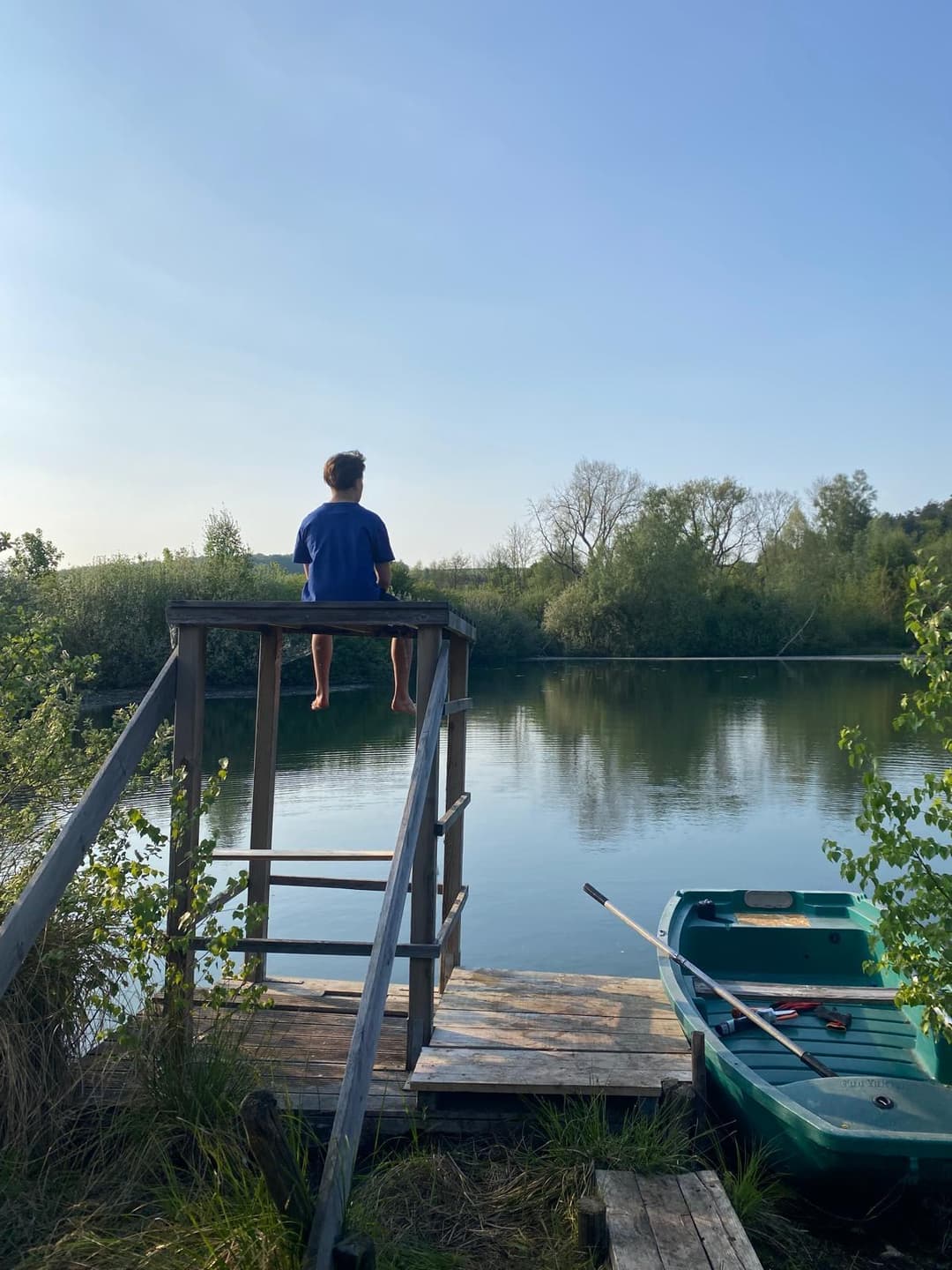 Ponton cosy au coeur de la nature. Ressourçant et dépaysant. 