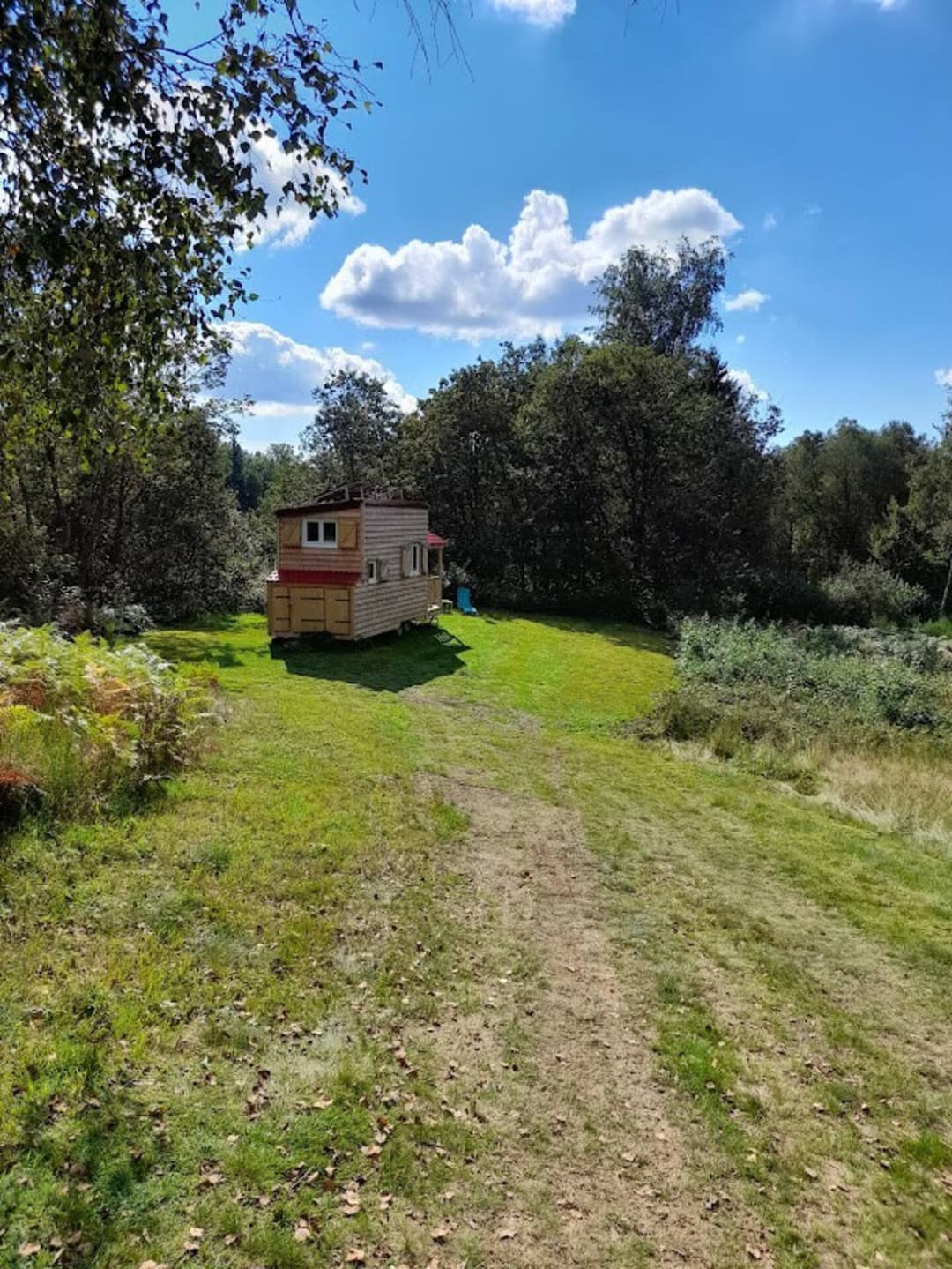 Tiny house avec étang  en Haute-Saône 