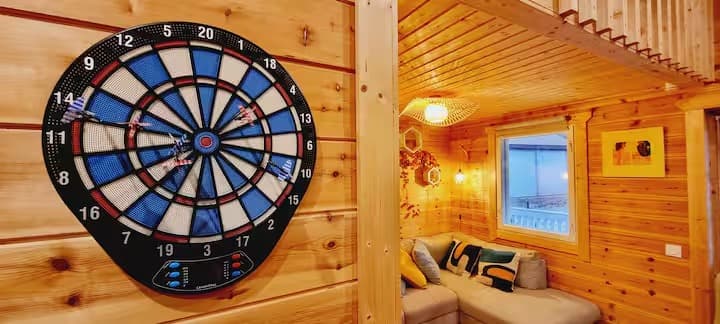 Chalet familial au bord d’un étang 