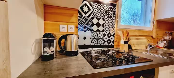 Chalet familial au bord d’un étang 