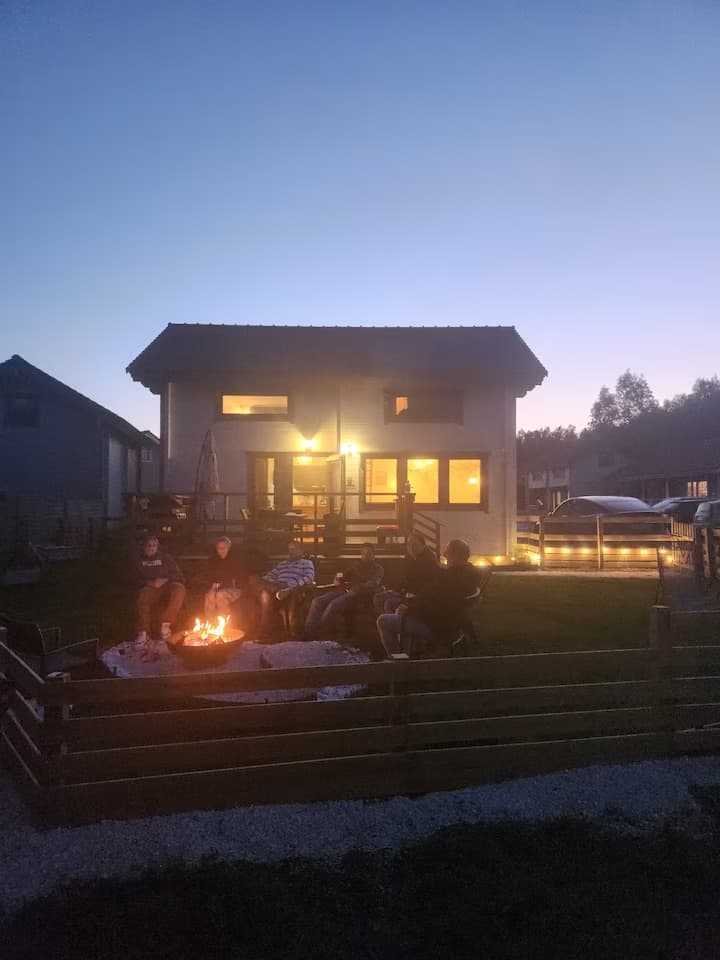 Chalet familial au bord d’un étang 