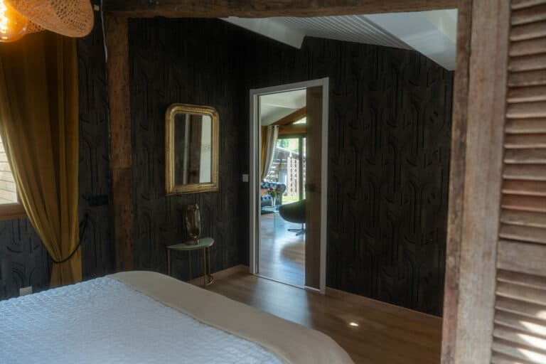 Hébergement avec spa au bord d’un étang 