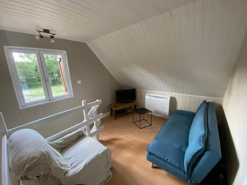 Chalet en bord d’un étang privé dans le Limousin 