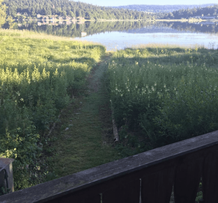 Chalet avec accès privatif au bord du lac 