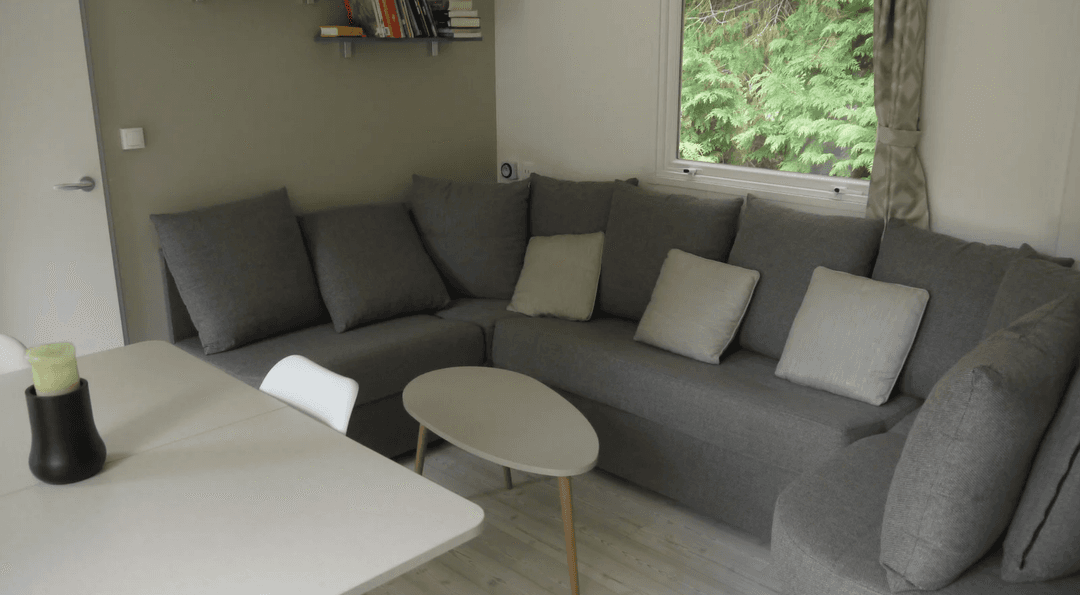Mobile-home 6 personnes avec accès à un étang 