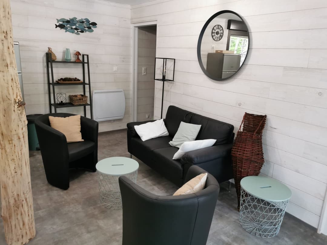 Chalet tout confort pour 4 personnes avec son étang privé 