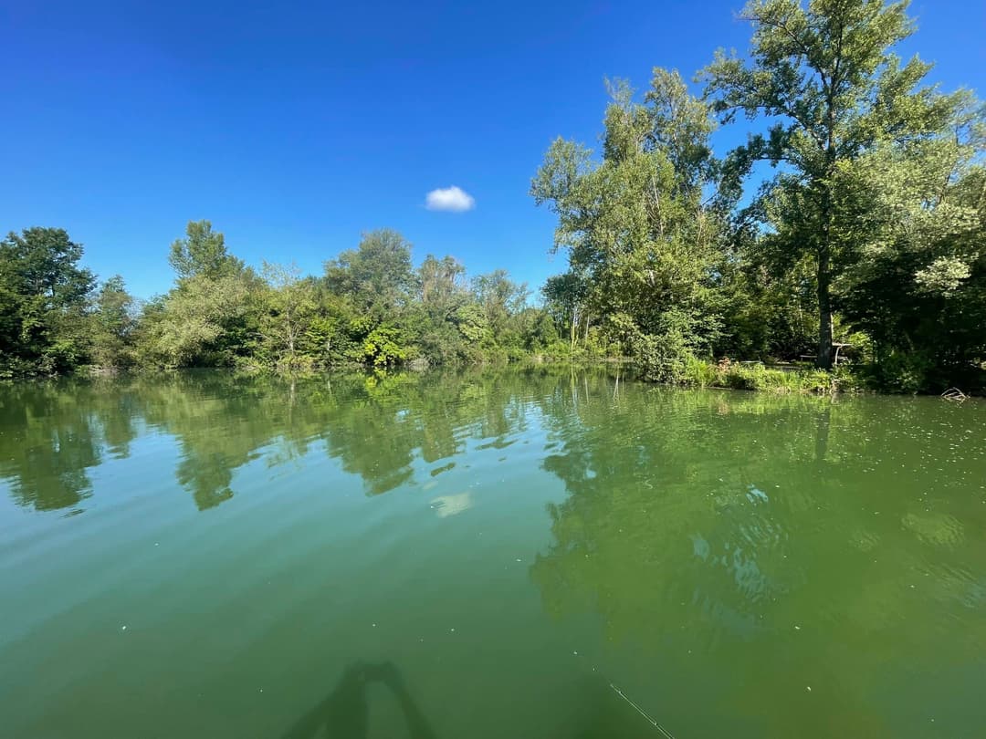 Gravière de 3 ha pour pêcher ou passer un moment dans la nature 