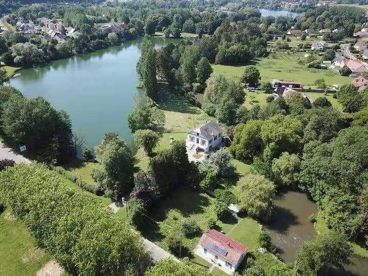 Chalet en bord de lac 