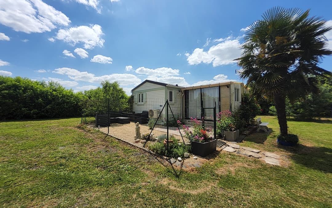 Location étang avec mobil home entre mer et marais 