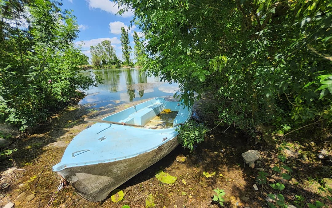 Location étang avec mobil home entre mer et marais