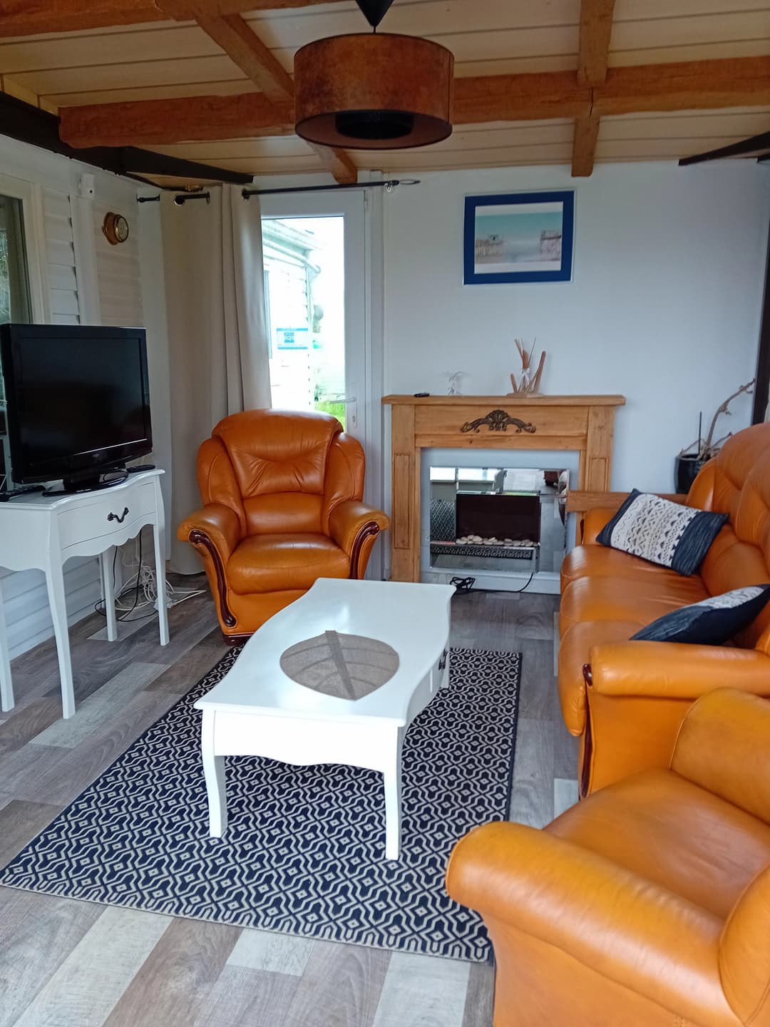 Location étang avec mobil home entre mer et marais