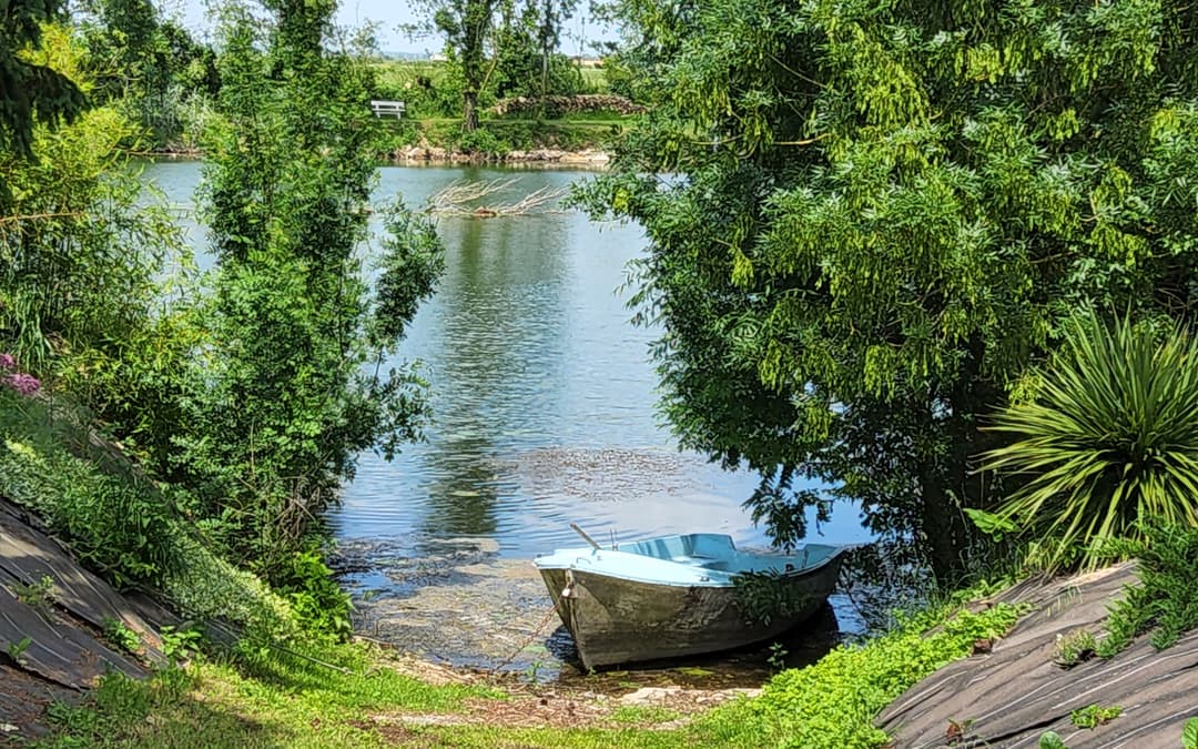 Location étang avec mobil home entre mer et marais