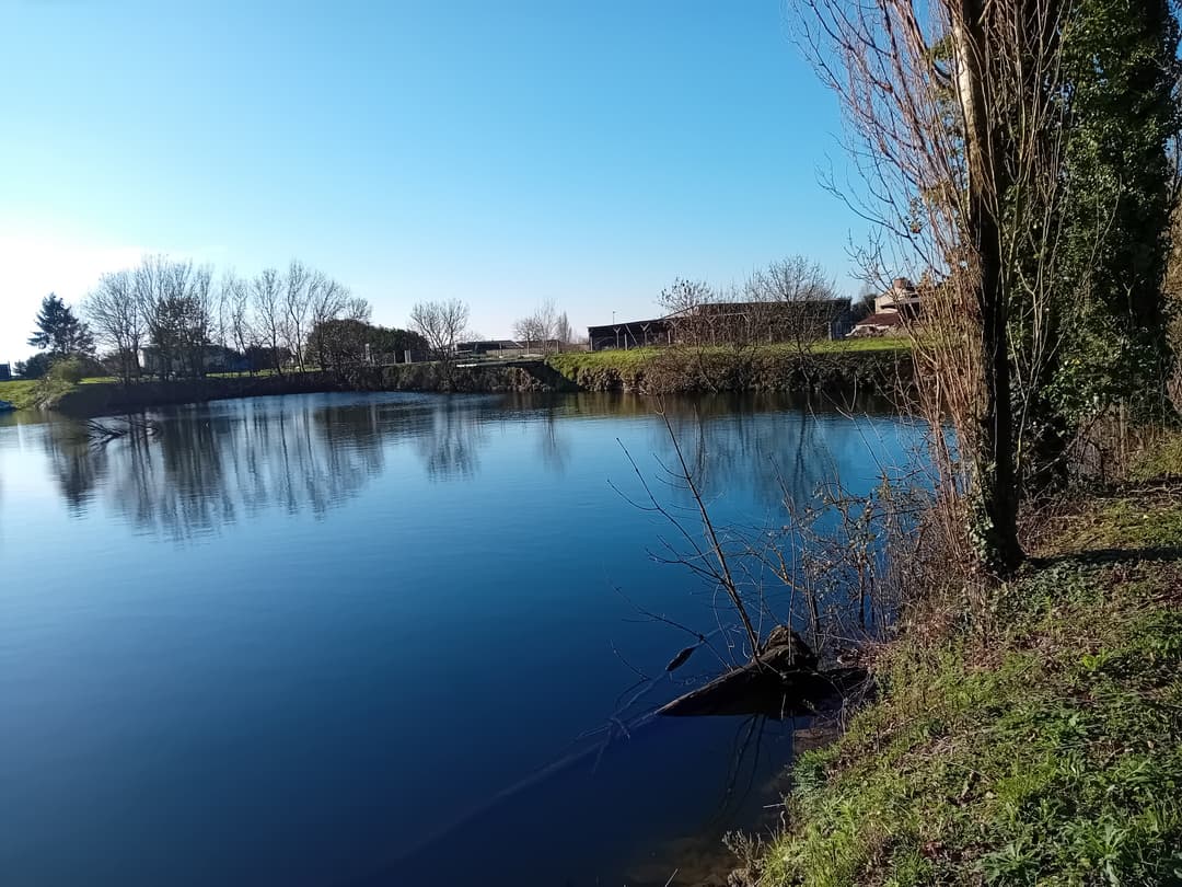 Location étang avec mobil home entre mer et marais