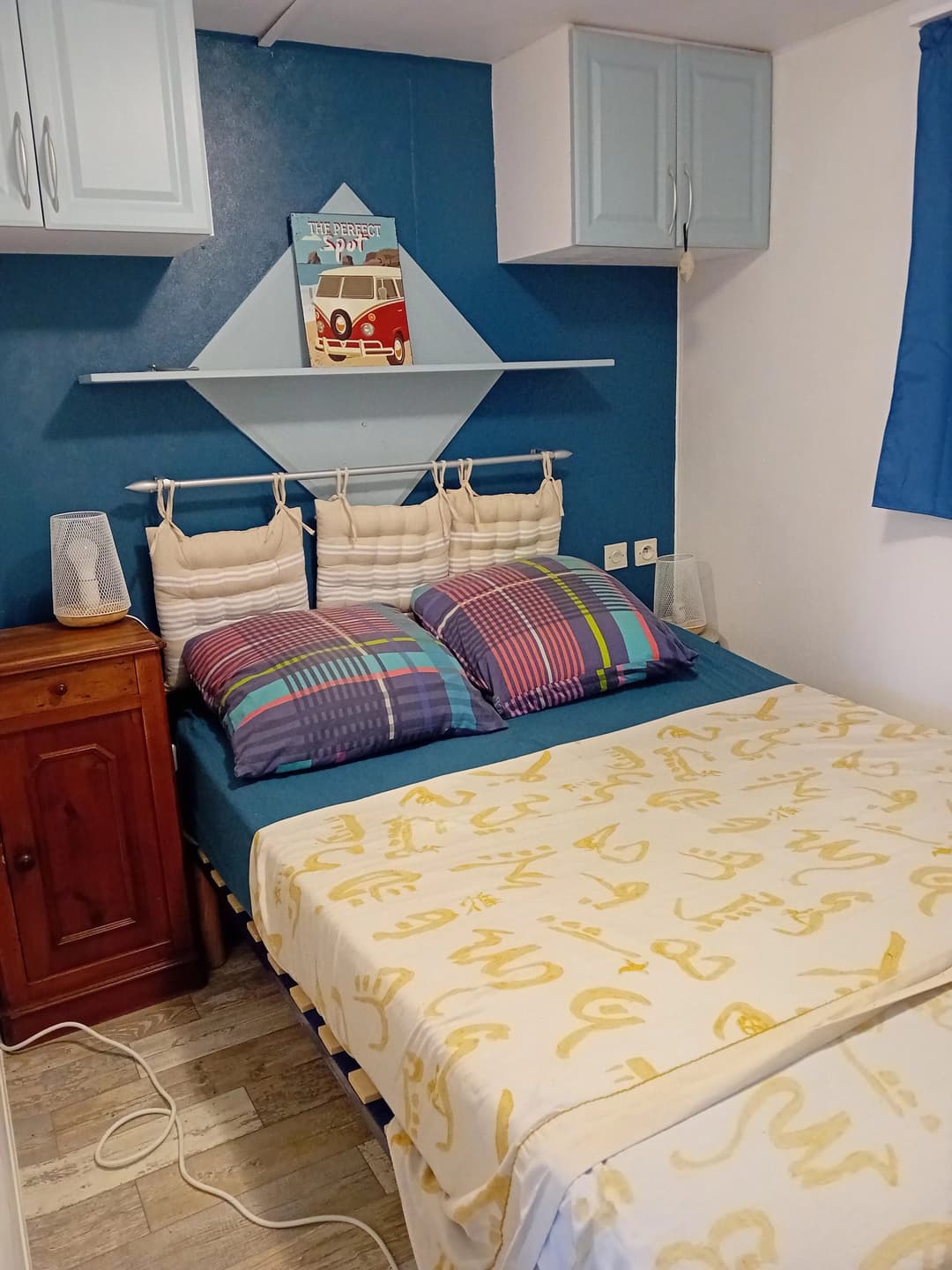 Location étang avec mobil home entre mer et marais 