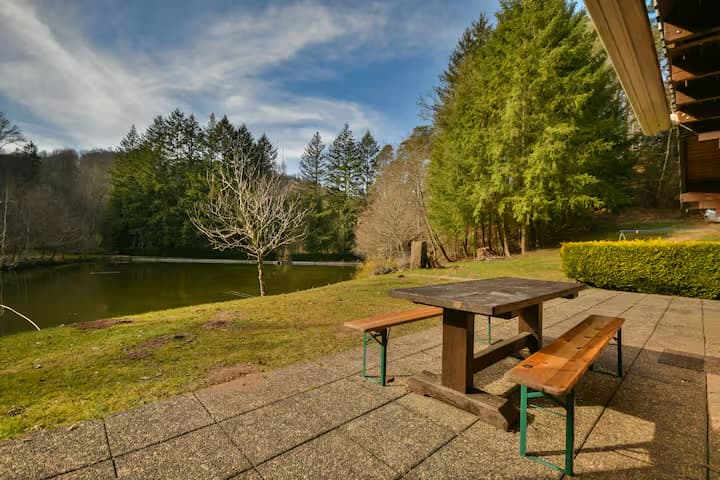 Chalet perdu au milieu de la nature 