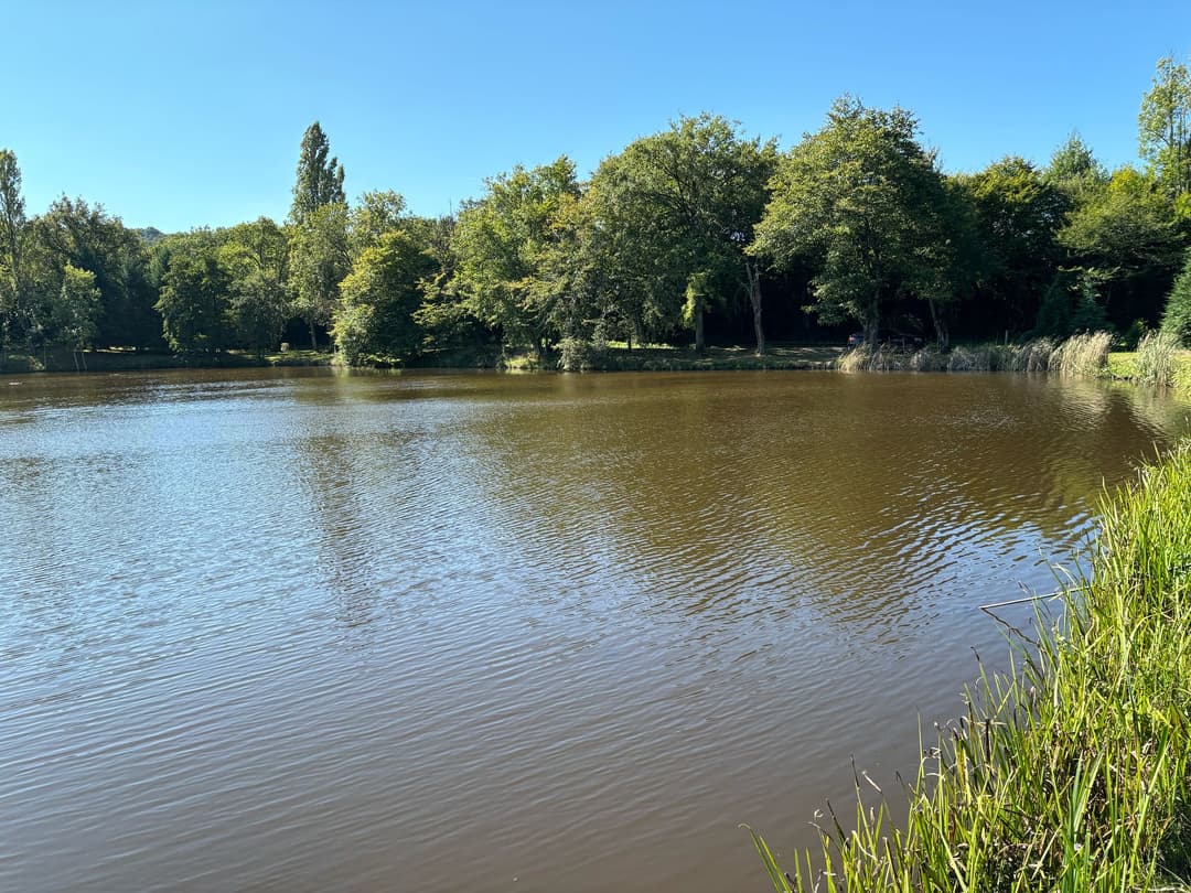 Étang de 1,6ha au coeur de la nature 